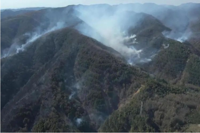 甘肃天水山火正在扑救，46户村民已及时转移